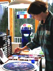 Candace in her studio
